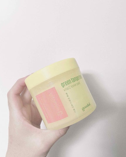 グリーンタンジェリン ビタCダークスポットケアパッド/goodal/トナーパッドを使ったクチコミ(1枚目)