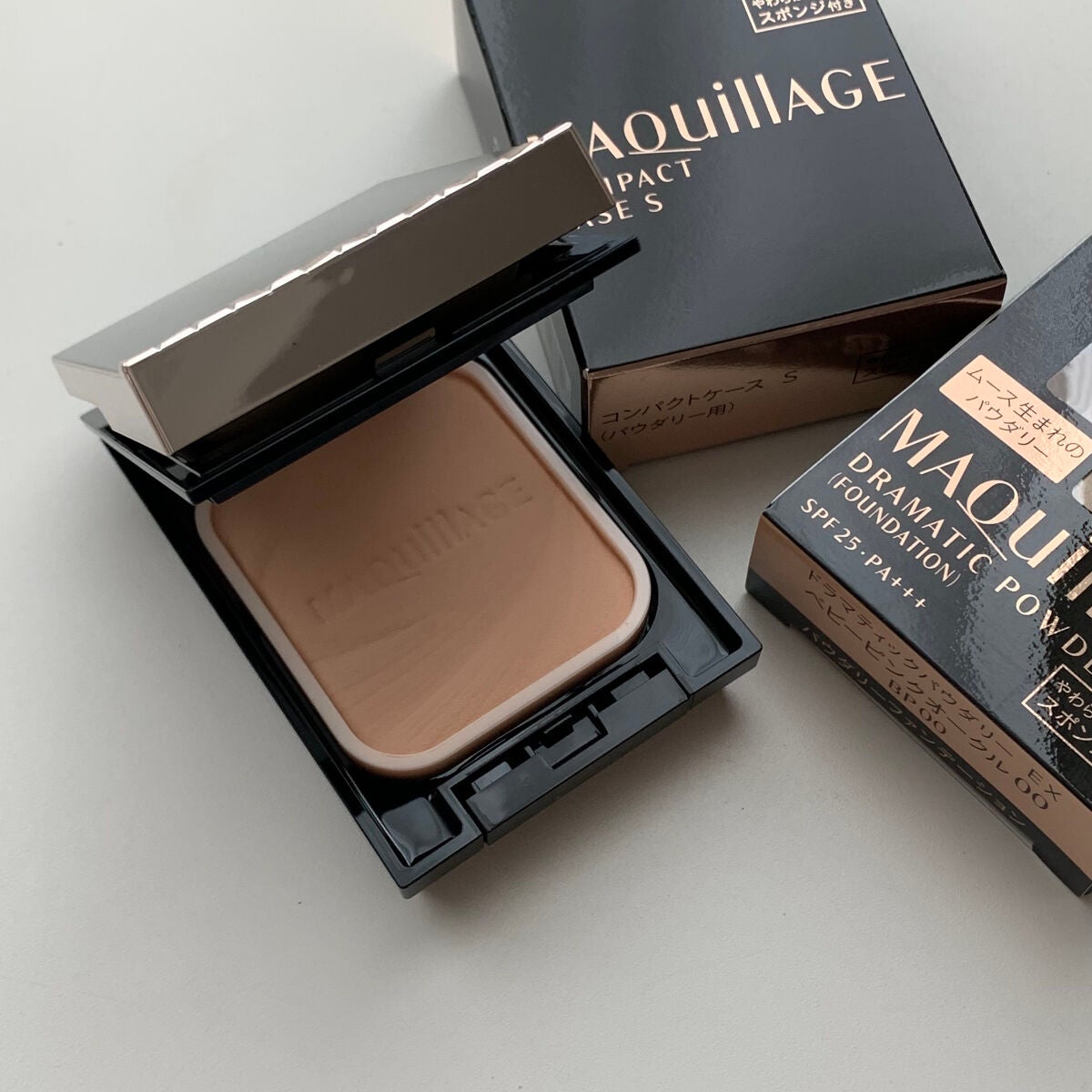 ドラマティックパウダリー EX/マキアージュ/パウダーファンデーションを使ったクチコミ(2枚目)