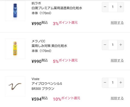 薬用しみ対策 美白化粧水/メラノCC/化粧水を使ったクチコミ(3枚目)