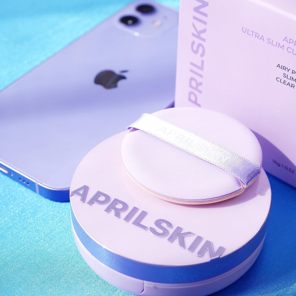 ウルトラスリムクッション＋レフィルセット 23号ナチュラルベージュ/APRILSKIN/クッションファンデーションを使ったクチコミ（2枚目）