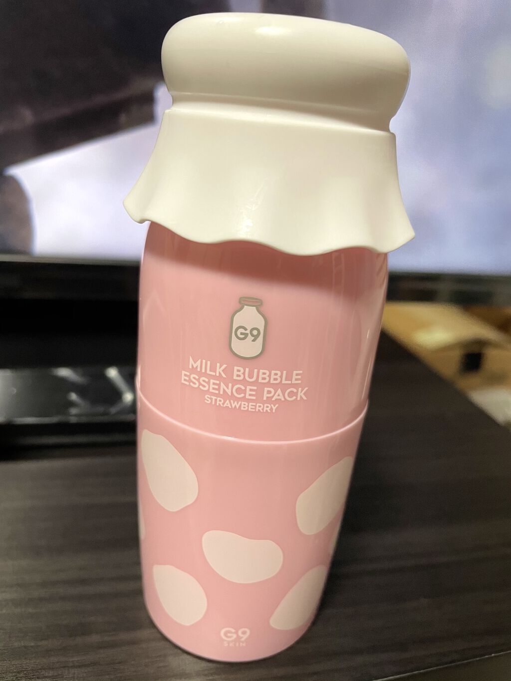 MILK BUBBLE ESSENCE PACK ＃STRAWBERRY/G9SKIN/美容液を使ったクチコミ（1枚目）