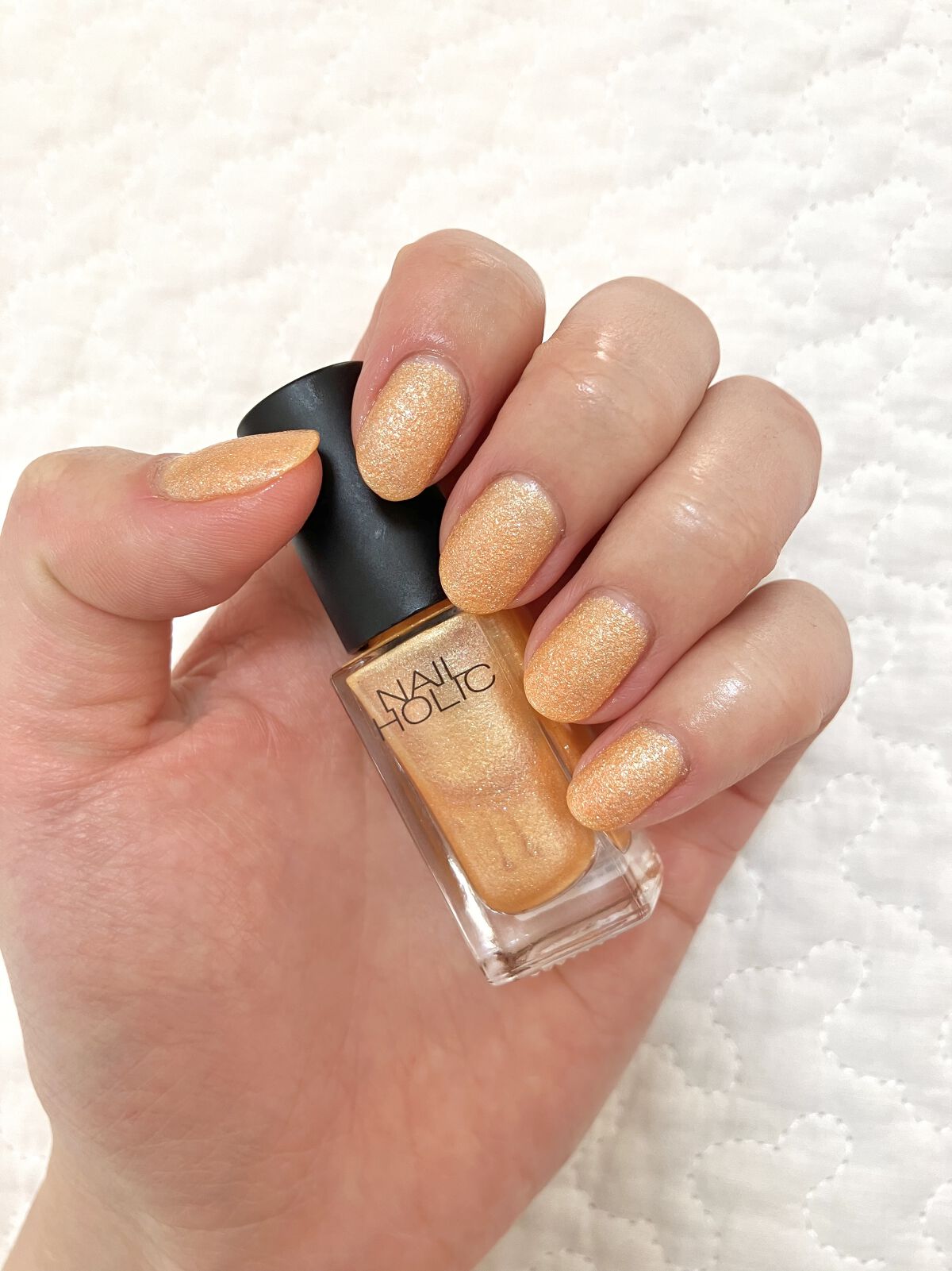 ネイルホリック フローズンシュガー OR260/ネイルホリック/マニキュアを使ったクチコミ（1枚目）