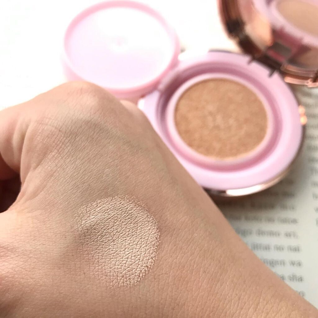 ピンクティーツリーカバークッション/APLIN/クッションファンデーションを使ったクチコミ(4枚目)