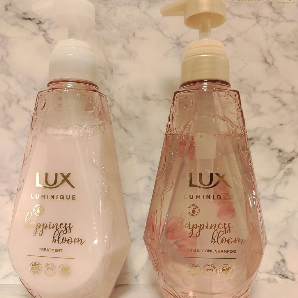 ルミニーク ハピネスブルーム シャンプー/トリートメント/LUX/市販シャンプーを使ったクチコミ(1枚目)