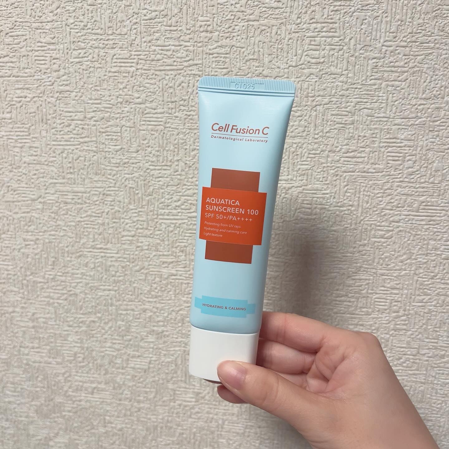 アクアティカサンスクリーン100/Cell Fusion C(セルフュージョンシー)/日焼け止めクリームを使ったクチコミ（1枚目）