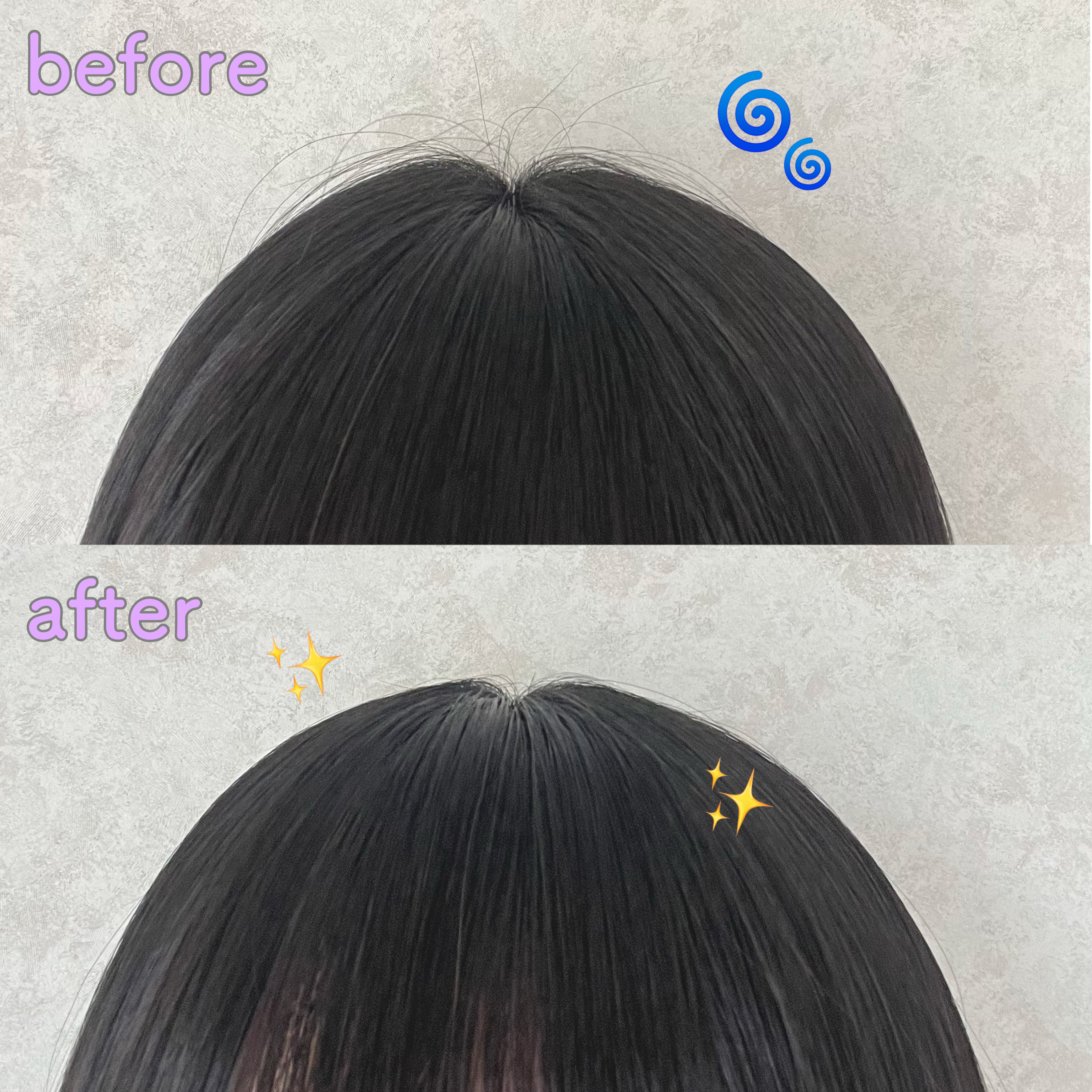 ウォーターインマトメイク　パープル/ululis/プレスタイリング・寝ぐせ直しを使ったクチコミ（2枚目）