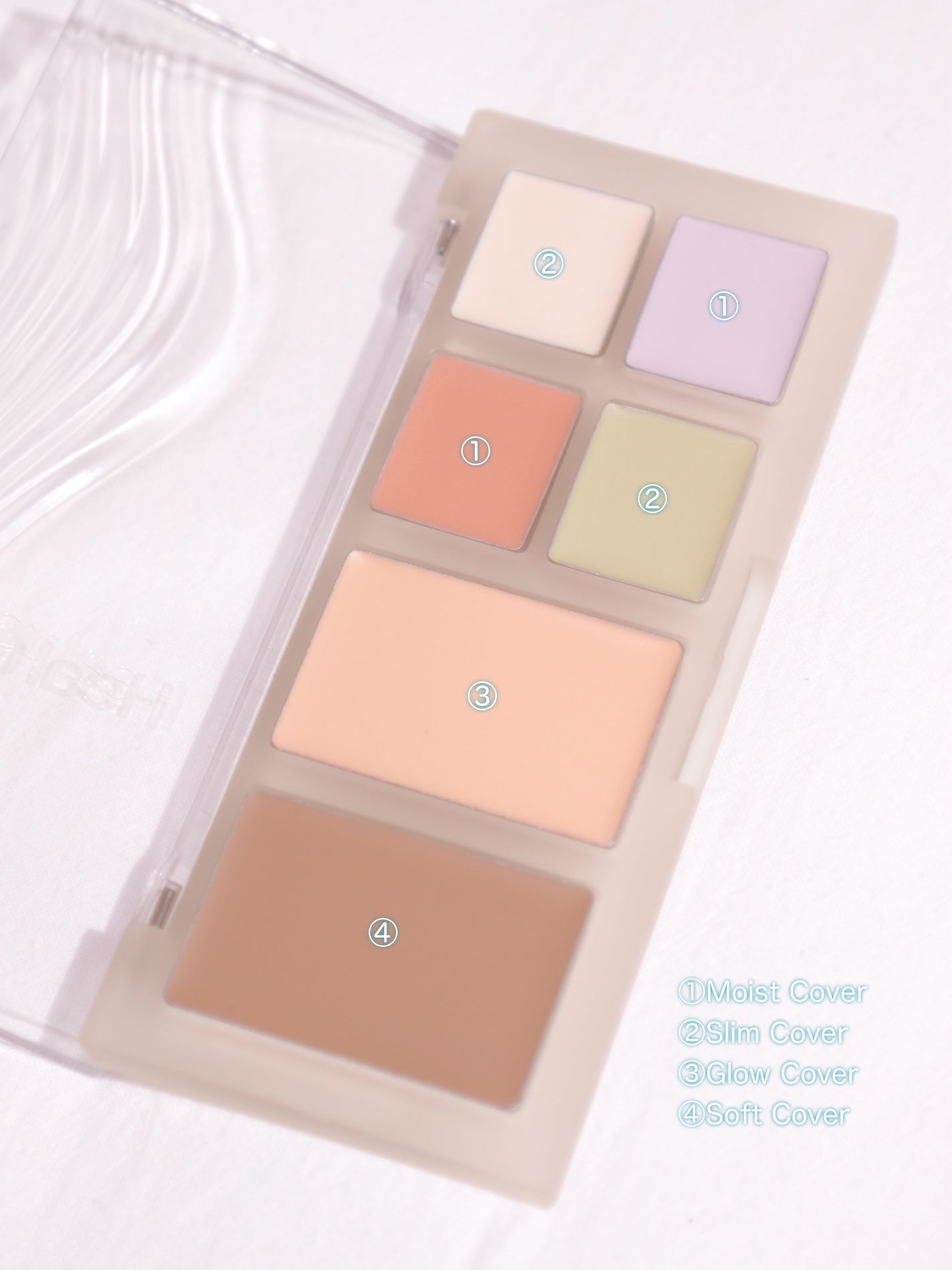 ブリージングコンシーラーパレット/Healus/パレットコンシーラーを使ったクチコミ(3枚目)