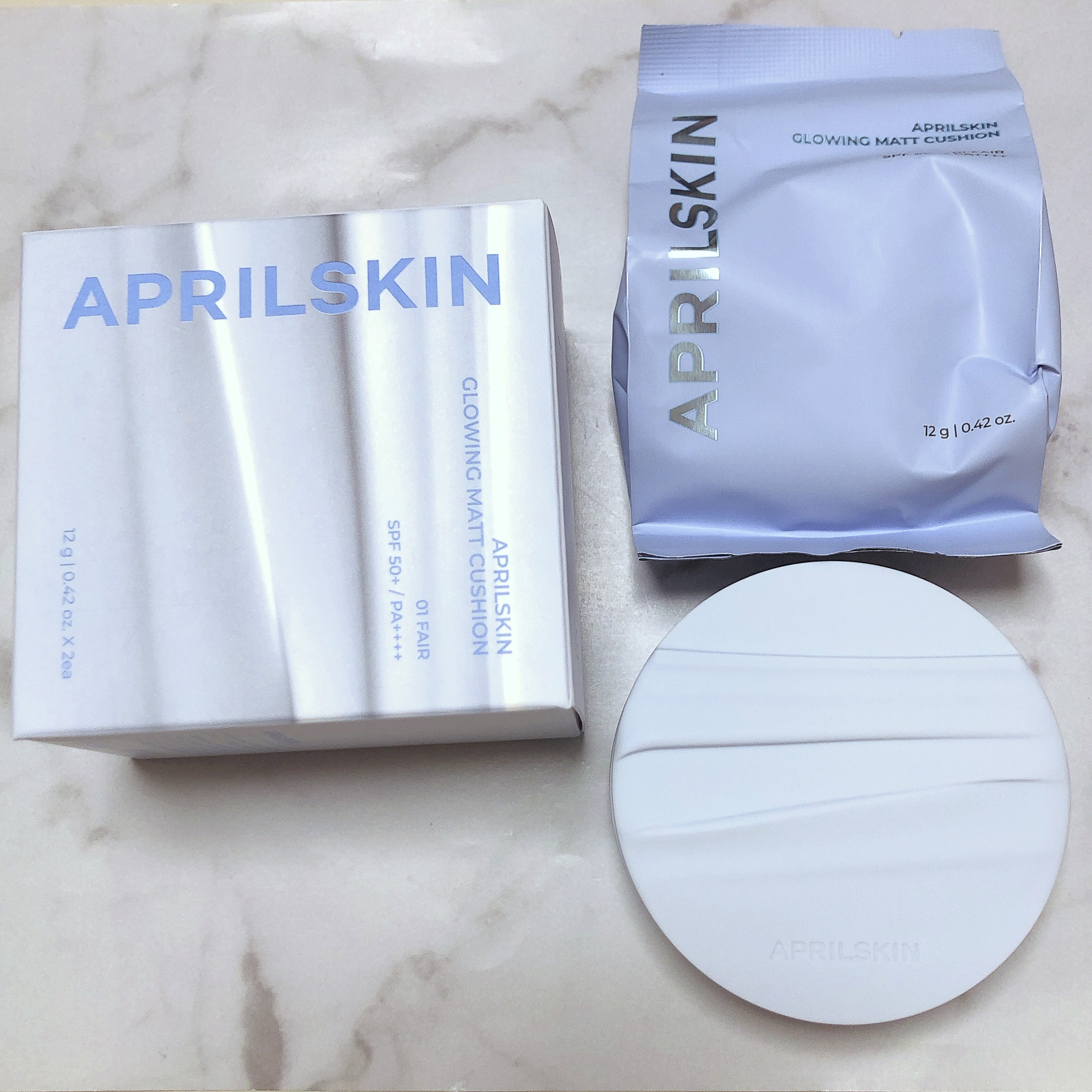 グロー マットクッション/APRILSKIN/クッションファンデーションを使ったクチコミ（1枚目）