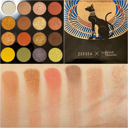 大英博物館 エジプトシリーズ アイシャドウパレット/ZEESEA/アイシャドウパレットを使ったクチコミ(3枚目)