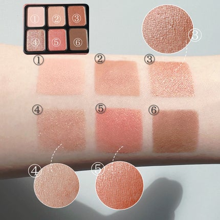 アイカラーパレット/heme/アイシャドウパレットを使ったクチコミ(4枚目)