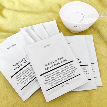 モデリングパック ヒアルロン酸 /ONE THING/洗い流すパック・マスクを使ったクチコミ(2枚目)