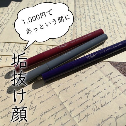 カラーインパクト リキッドライナー/Visée/リキッドアイライナーを使ったクチコミ(1枚目)