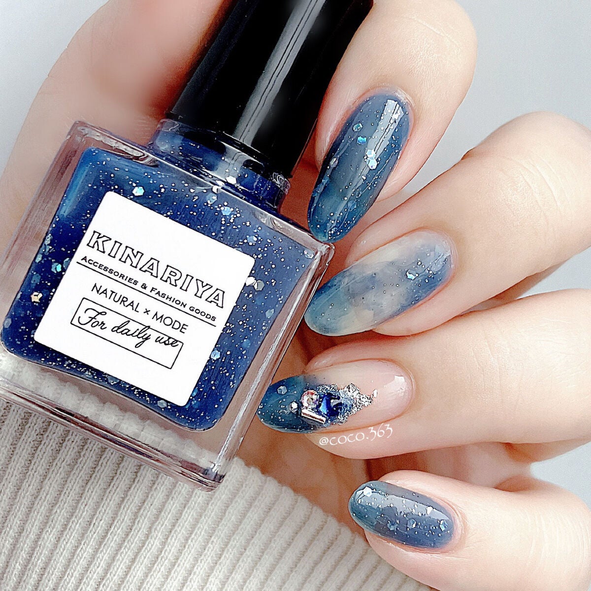 gem stone nail polish KINARIYA