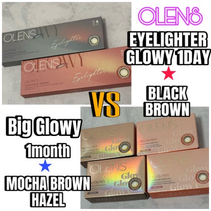 Glowy 1day/OLENS/ワンデー(1DAY)カラコンを使ったクチコミ(1枚目)