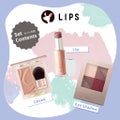 LIPS スモーキーサマー【渡辺樹里さん厳選】コスメセット