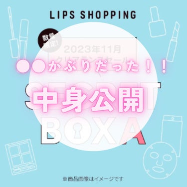 【2023年11月 クリアランスセール】シークレットボックス A/LIPS/その他キットセットを使ったクチコミ（1枚目）