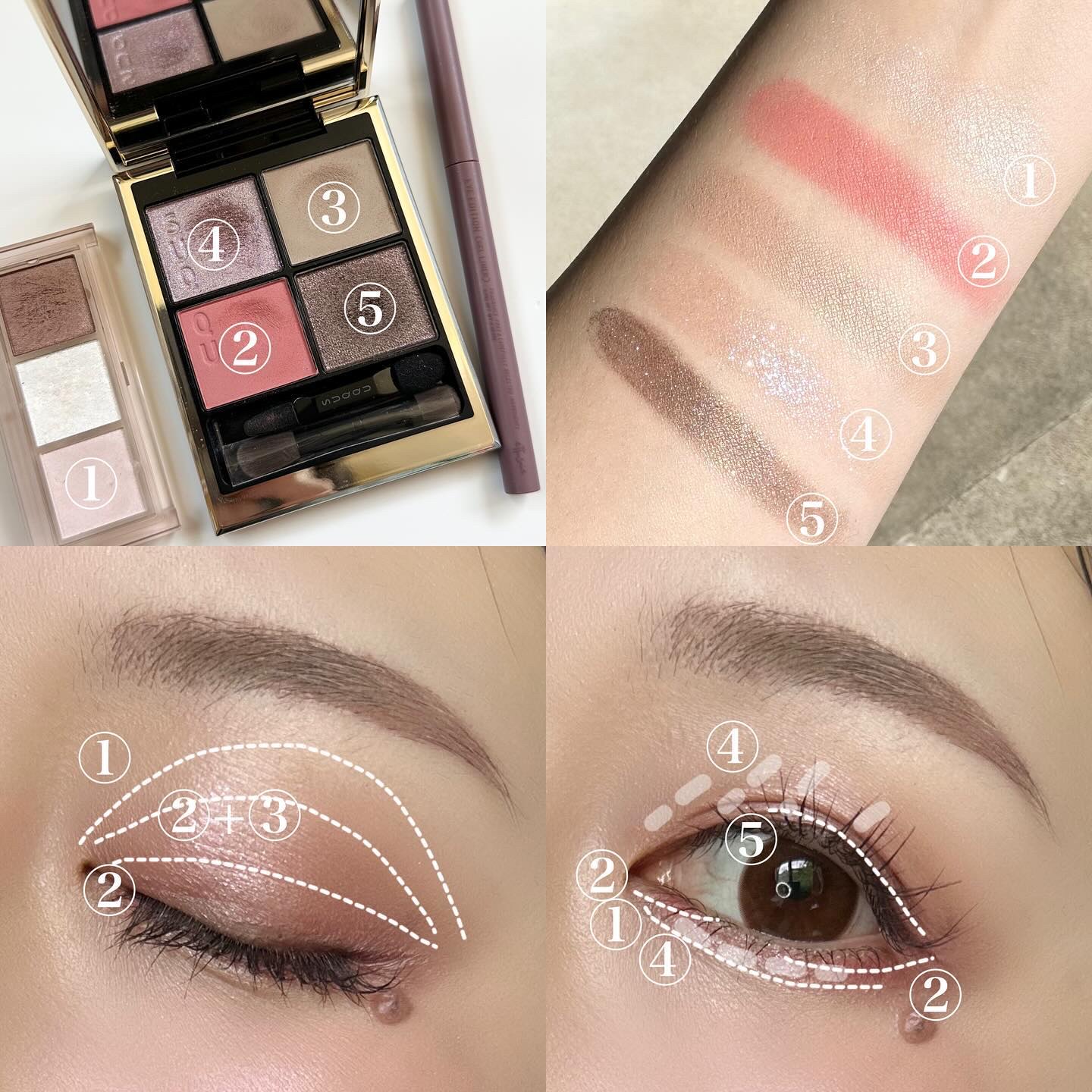 シグニチャー カラー アイズ/SUQQU/アイシャドウパレットを使ったクチコミ（3枚目）