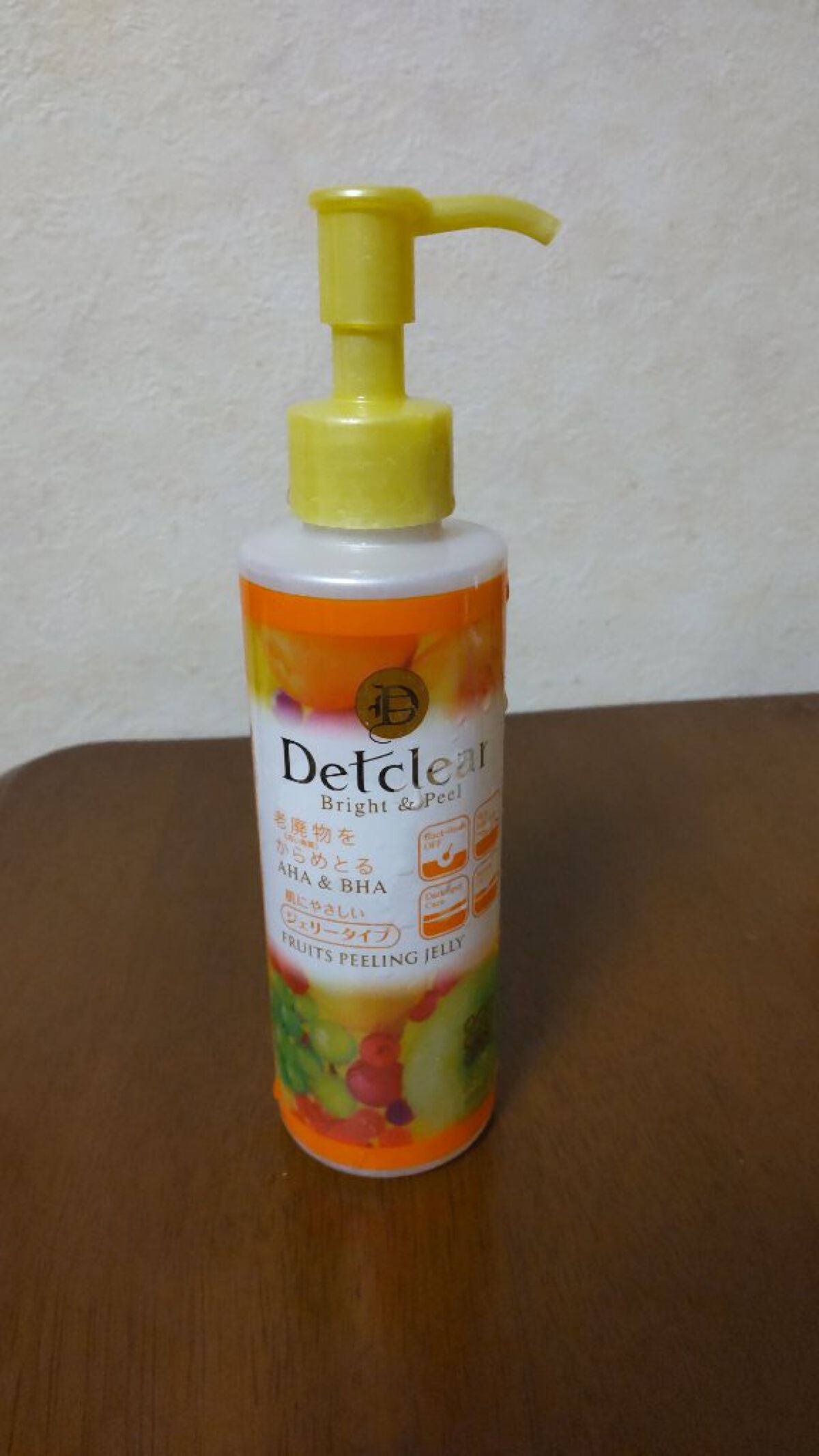 DETクリア ブライト&ピール ピーリングジェリー<ミックスフルーツの香り>/Detclear/ピーリングを使ったクチコミ(3枚目)