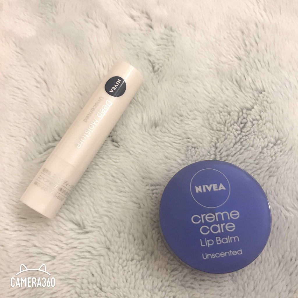ニベア クリームケア リップバーム 無香料/ニベア/リップケアを使ったクチコミ（1枚目）