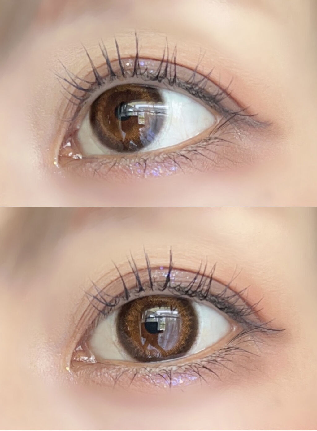 リキッド グリッター シャドウ/rom&nd/グリッターを使ったクチコミ（2枚目）