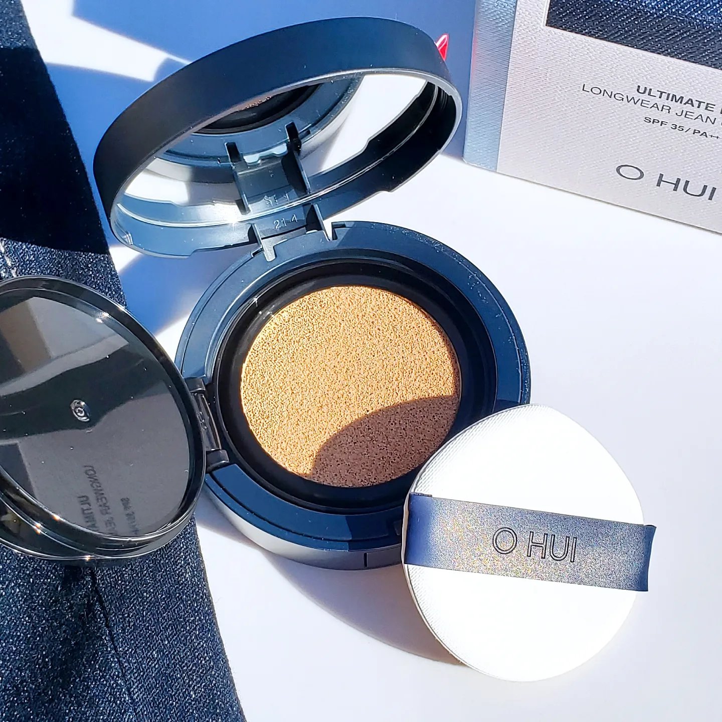 アルティメットフィット ロングウェアデニムクッション/OHUI/クッションファンデーションを使ったクチコミ（3枚目）