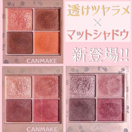 シルキースフレアイズ(マットタイプ)/キャンメイク/アイシャドウパレットを使ったクチコミ(1枚目)