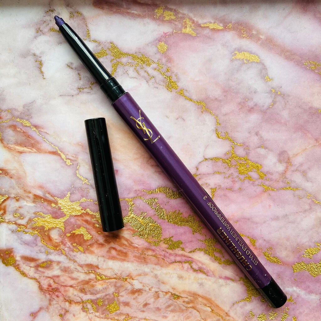 クラッシュライナー スティロ ウォータープルーフ/YVES SAINT LAURENT BEAUTE/ペンシルアイライナーを使ったクチコミ(1枚目)