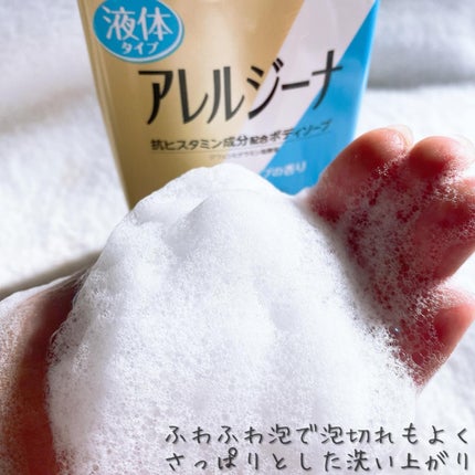 アレルジーナ 抗ヒスタミン成分配合ボディソープ/マックス/ボディソープを使ったクチコミ(4枚目)