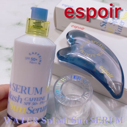 エスポア ウォータースプラッシュサンセラム/espoir/日焼け止めクリームを使ったクチコミ(1枚目)