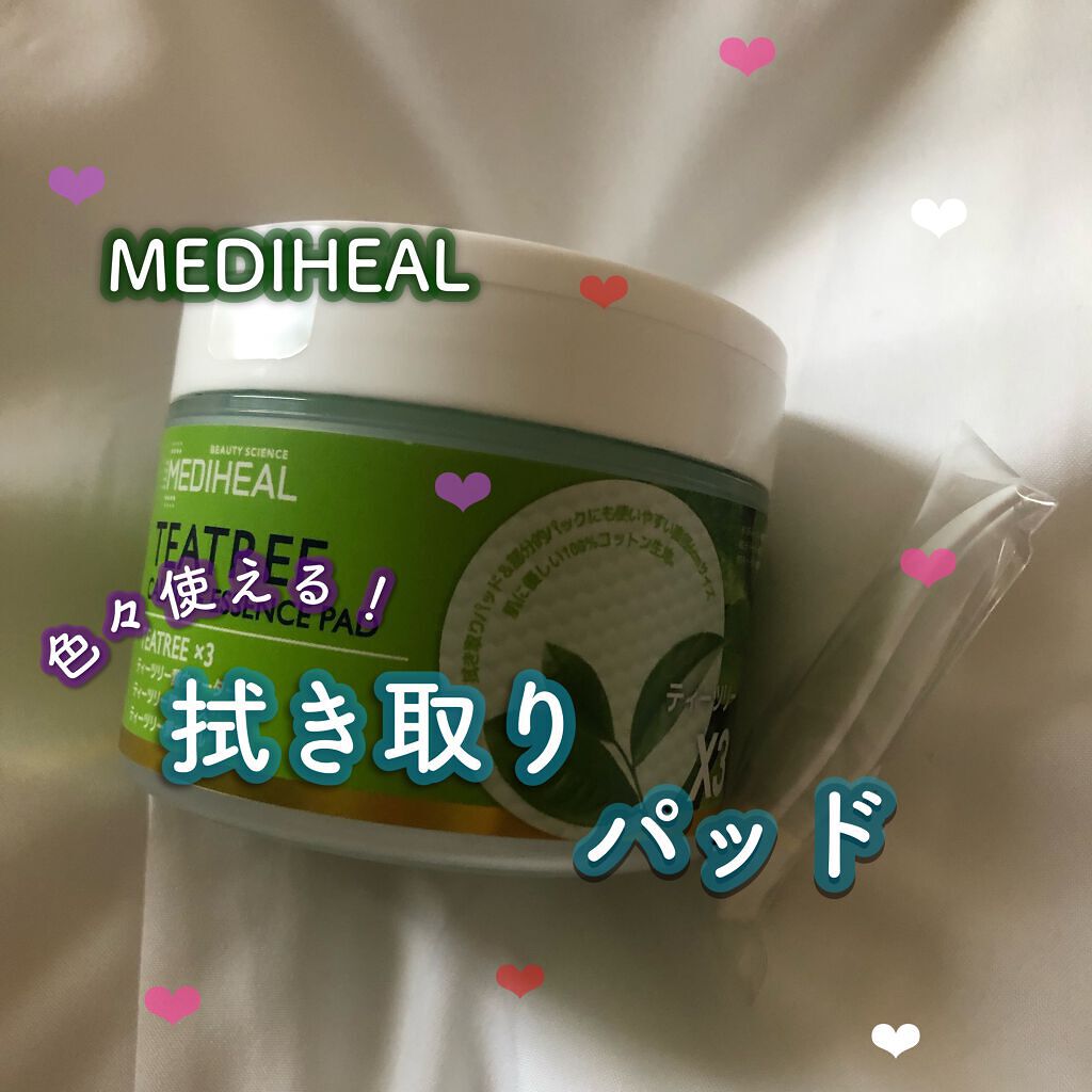 ティーツリーカーミングエッセンスパッド/MEDIHEAL/トナーパッドを使ったクチコミ（1枚目）