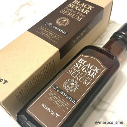 ブラックシュガー パーフェクト ファーストセラム  ザ・エッセンシャル/SKINFOOD/美容液を使ったクチコミ(5枚目)