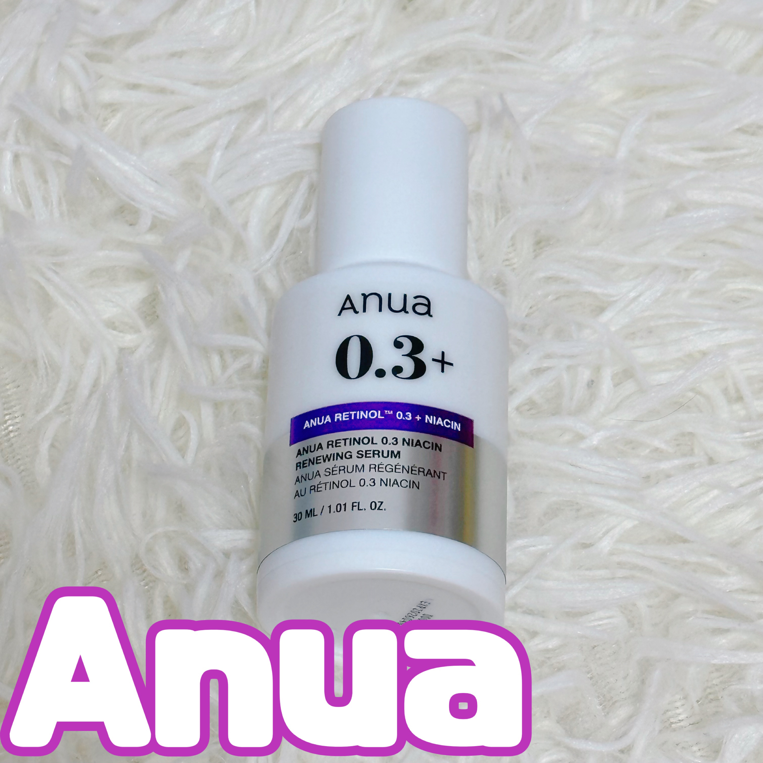 💄気になる成分ばかり🥺使いやすいレチノール美容液👀✨️💄



Anua
レチノール0.3 ナイアシンリニューイングセラム



毛穴悩みにいいと見て、
１ヶ月半くらい使ってみました！


以前、レチノールが入った化粧品使用したら、