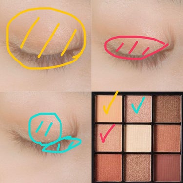 UR GLAM　BLOOMING EYE COLOR PALETTE/U R GLAM/アイシャドウパレットを使ったクチコミ（2枚目）