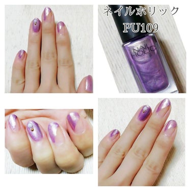 ネイルホリック Sheer pearl color/ネイルホリック/マニキュアを使ったクチコミ（2枚目）