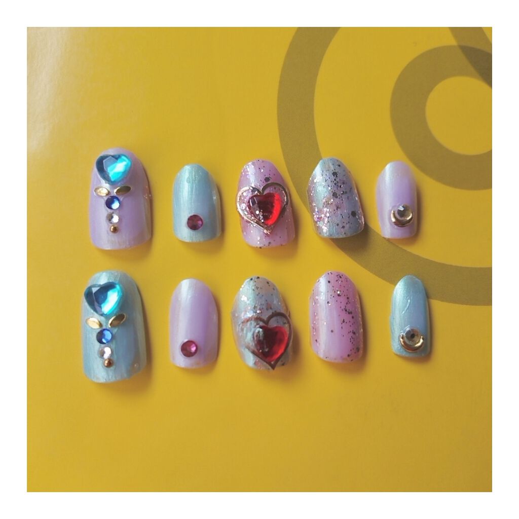 ネイルシール/DAISO/ネイルシールを使ったクチコミ（2枚目）