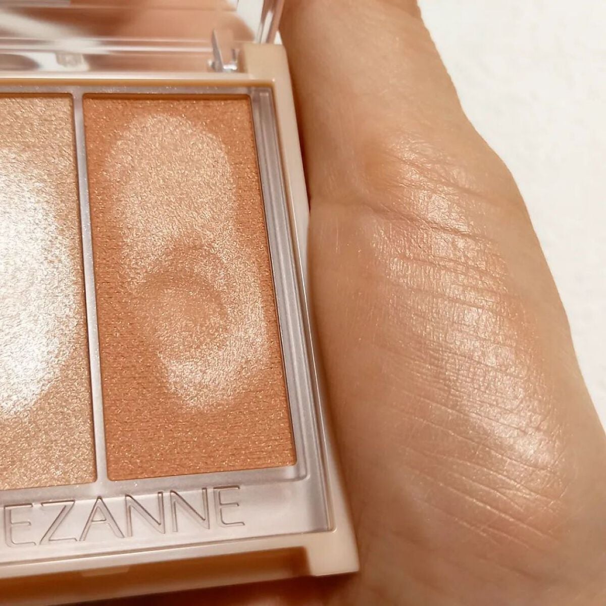 フェイスグロウカラー/CEZANNE/クリームハイライトを使ったクチコミ(4枚目)