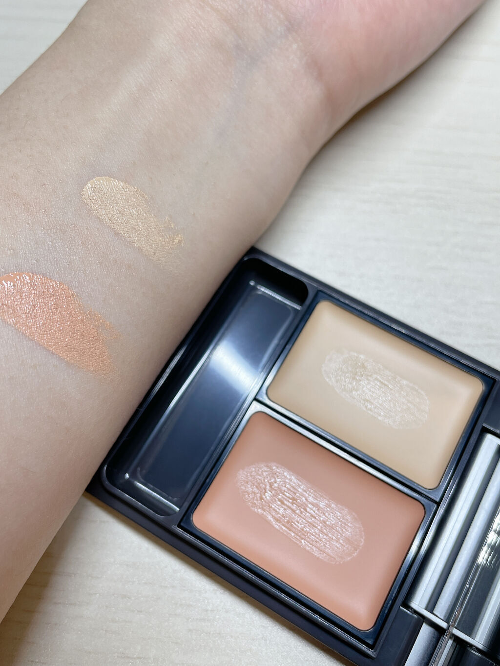 &be ファンシーラー/＆be/パレットコンシーラーを使ったクチコミ（3枚目）