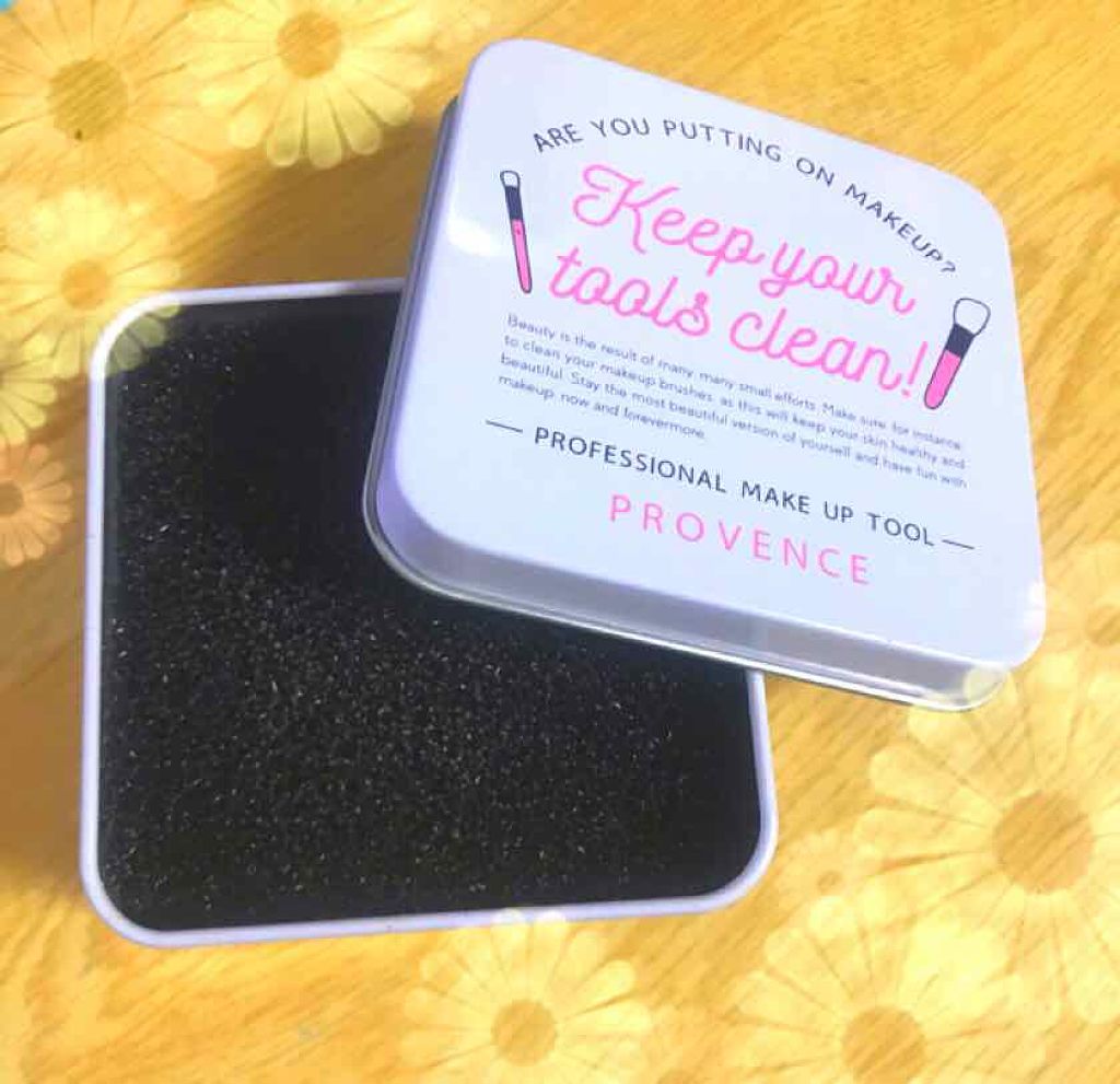 メイクブラシDRYクリーナー/PROVENCE/その他化粧小物を使ったクチコミ(3枚目)