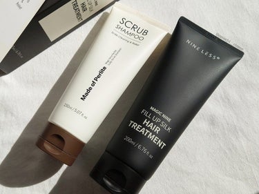 Magic Nine Perlite Scalp Scrub Shampoo/NINELESS/シャンプー・コンディショナーを使ったクチコミ（2枚目）