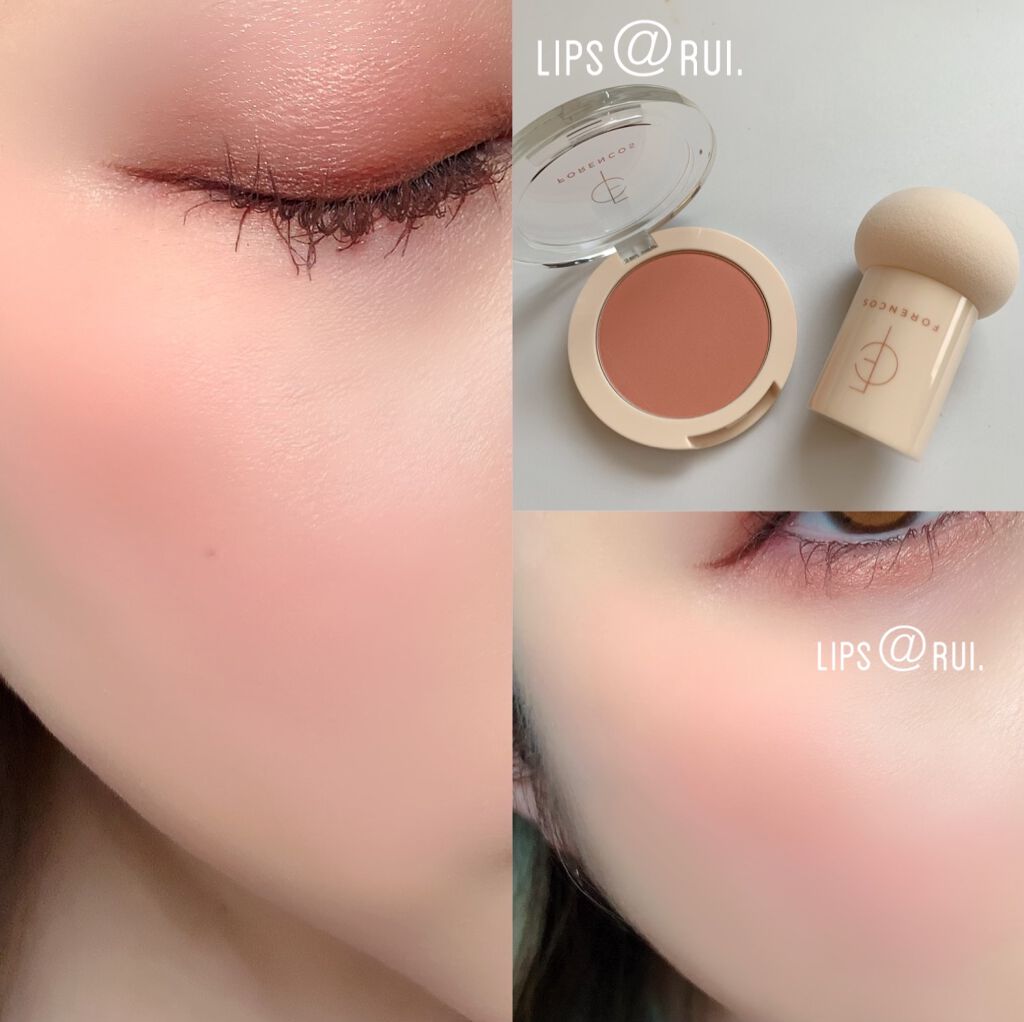 ピュアブラッシャー パフ付き/フォレンコス/パウダーチークを使ったクチコミ(3枚目)