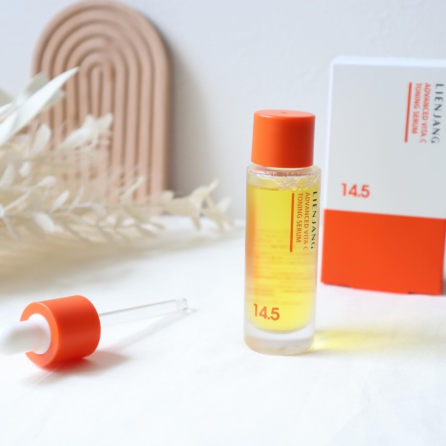 アドバンスド ビタC トーニング セラム14.5/リエンジャン/美容液を使ったクチコミ(5枚目)