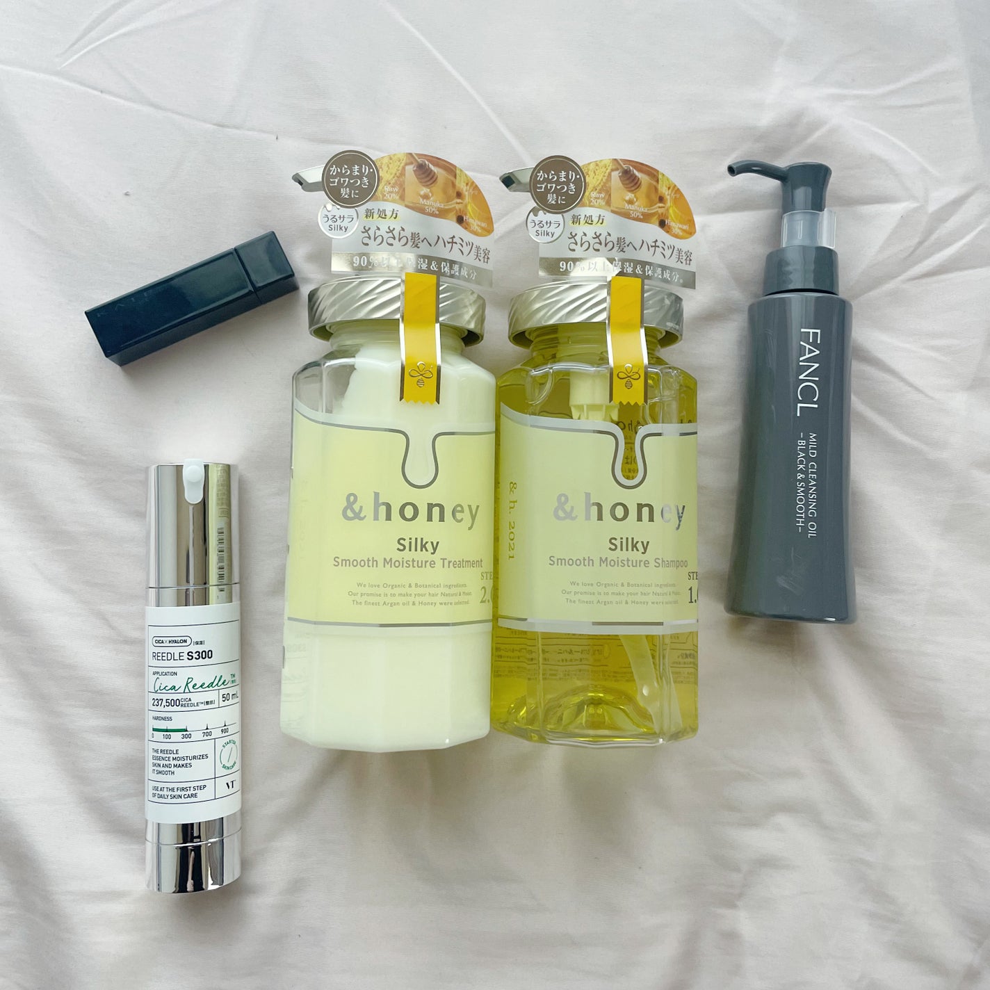 シルキー スムースモイスチャー シャンプー 1.0/ヘアトリートメント 2.0/&honey/市販シャンプーを使ったクチコミ(2枚目)