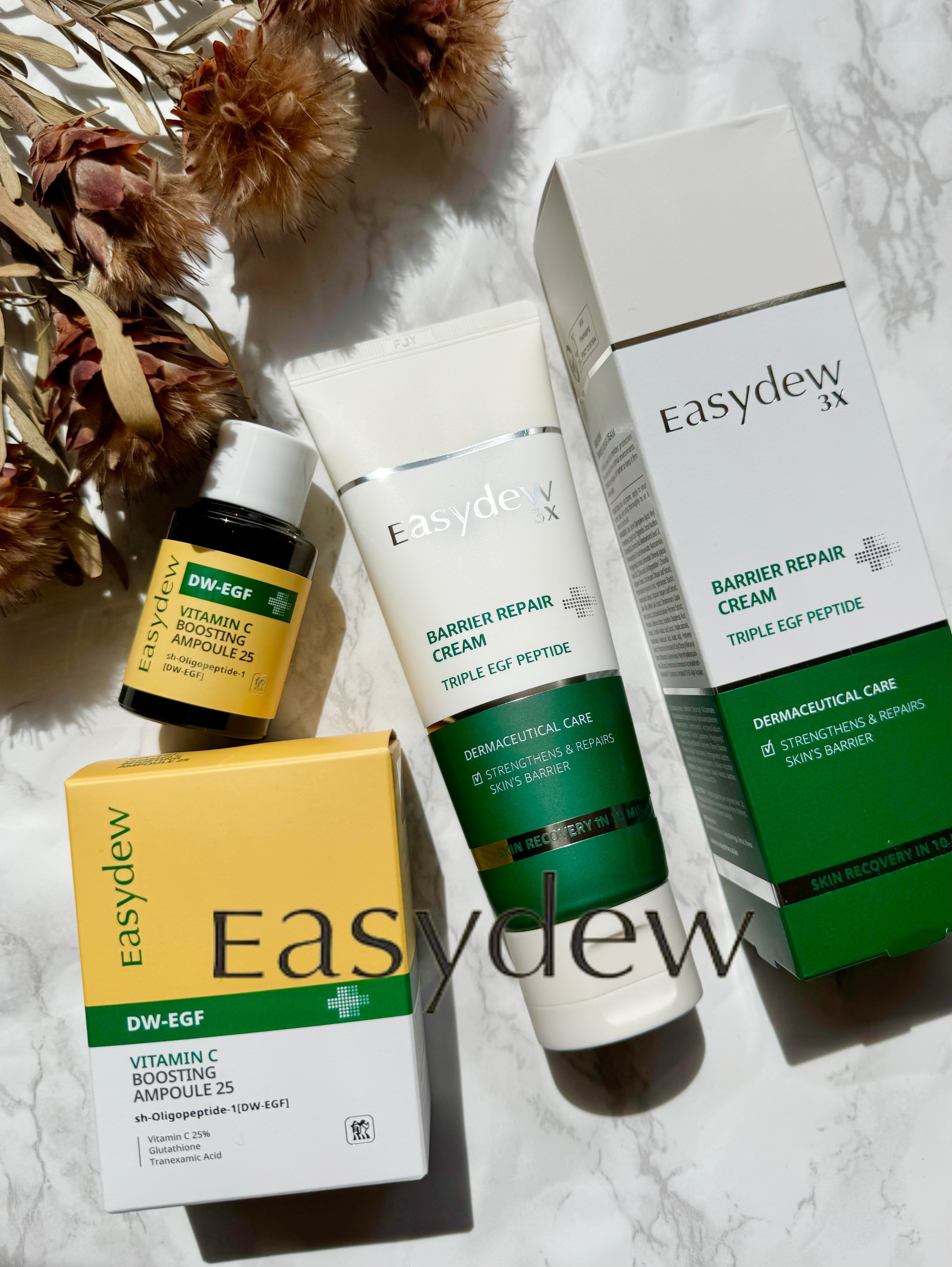 DW-EGF ビタミンCブースティングアンプル25/Easydew/美容液を使ったクチコミ（1枚目）