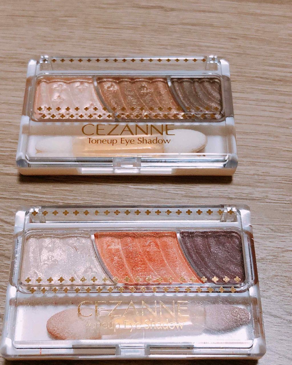 トーンアップアイシャドウ/CEZANNE/アイシャドウパレットを使ったクチコミ（1枚目）