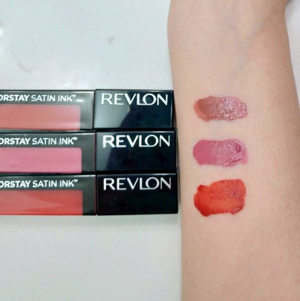 カラーステイ サテン インク/REVLON/口紅を使ったクチコミ(3枚目)