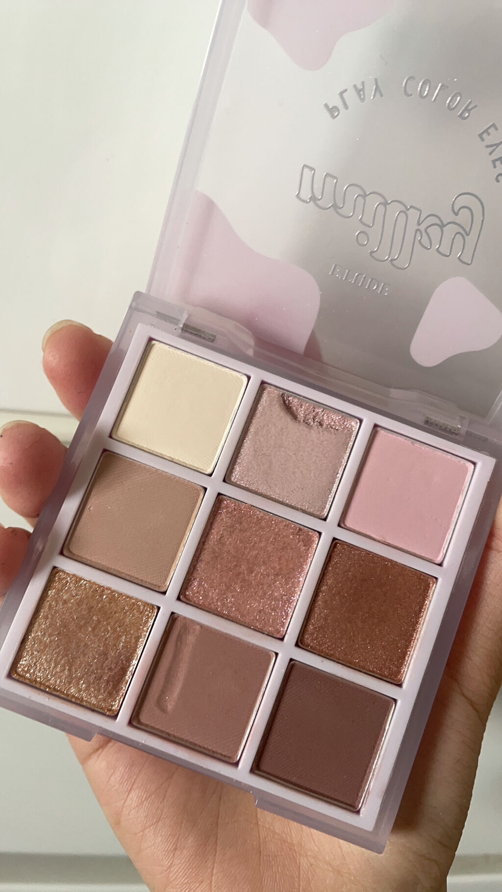 プレイカラーアイズ ≪ミルキーコレクション≫ ブルーベリーミルク/ETUDE/アイシャドウパレットを使ったクチコミ（2枚目）