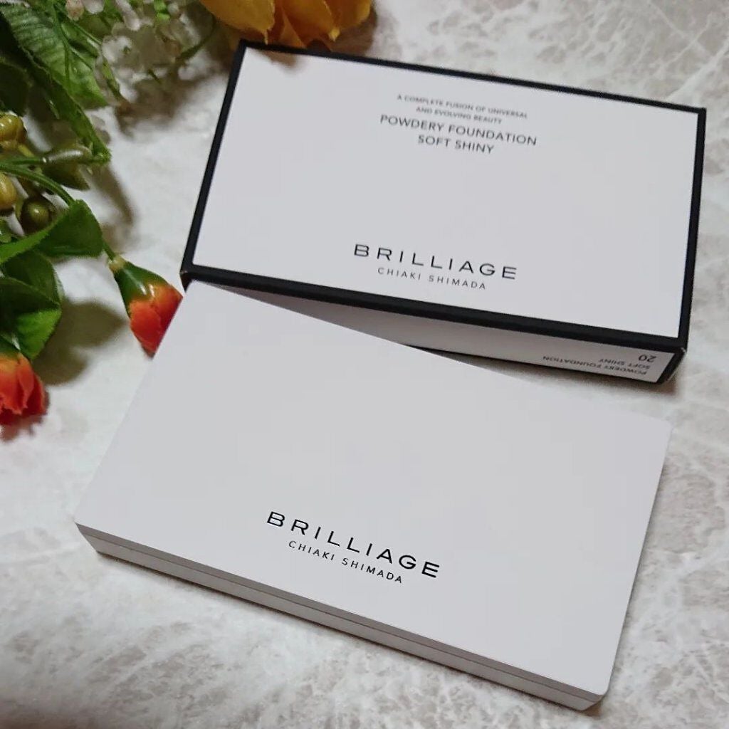 パウダリーファンデーション ソフトシャイニー/ブリリアージュ/パウダーファンデーションを使ったクチコミ(3枚目)