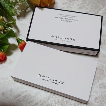 パウダリーファンデーション ソフトシャイニー/ブリリアージュ/パウダーファンデーションを使ったクチコミ(3枚目)