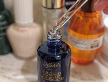 キールズ ミッドナイトボタニカル コンセントレート/Kiehl's/フェイスオイルを使ったクチコミ（2枚目）