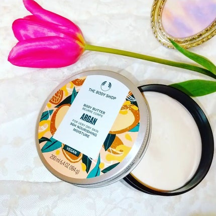 ボディバター アルガン/THE BODY SHOP/ボディクリームを使ったクチコミ(1枚目)